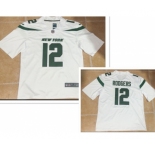 Men's New York Jets #12 Aaron Rodgers White 2023 Vapor Untouchable Stitched Nike Limited Jersey
