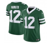 Men's New York Jets #12 Joe Namath Green 2024 F.U.S.E. Vapor Limited Football Stitched Jersey