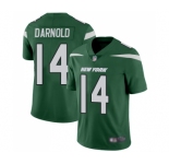 Men's New York Jets #14 Sam Darnold Green Team Color Vapor Untouchable Limited Player Football Jersey