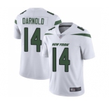Men's New York Jets #14 Sam Darnold White Vapor Untouchable Limited Player Football Jersey