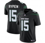 Men's New York Jets #15 Brett Rypien Black Vapor Untouchable Limited Football Stitched Jersey