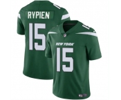 Men's New York Jets #15 Brett Rypien Green Vapor Untouchable Limited Football Stitched Jersey