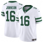 Men's New York Jets #16 Tyler Johnson White 2025 F.U.S.E. Vapor Untouchable Limited Football Stitched Jersey
