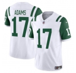 Men's New York Jets #17 Davante Adams White 2024 Classic Alternate Vapor F.U.S.E. Limited Stitched Football Jersey