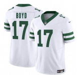 Men's New York Jets #17 Kris Boyd White 2025 F.U.S.E. Vapor Untouchable Limited Football Stitched Jersey