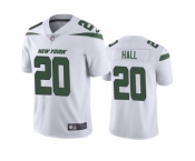 Men's New York Jets #20 Breece Hall 2022 White Vapor Untouchable Limited Stitched Jersey