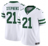 Men's New York Jets #21 Brandon Stephens White 2025 F.U.S.E. Vapor Untouchable Limited Football Stitched Jersey
