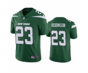 Men's New York Jets #23 James Robinson Green Vapor Untouchable Limited Stitched Jersey