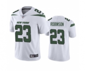 Men's New York Jets #23 James Robinson White Vapor Untouchable Limited Stitched Jersey