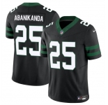 Men's New York Jets #25 Israel Abanikanda Black 2023 F.U.S.E Vapor Untouchable Limited Football Stitched Jersey