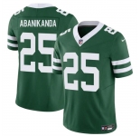 Men's New York Jets #25 Israel Abanikanda Green 2023 F.U.S.E Throwback Limited Football Stitched Jersey