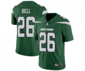 Men's New York Jets #26 Le'Veon Bell Green Team Color Vapor Untouchable Limited Player Football Jersey