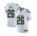 Men's New York Jets #26 Le'Veon Bell White Vapor Untouchable Limited Player Football Jersey