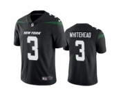 Men's New York Jets #3 Jordan Whitehead Black Vapor Untouchable Limited Stitched Jersey