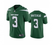 Men's New York Jets #3 Jordan Whitehead Green Vapor Untouchable Limited Stitched Jersey