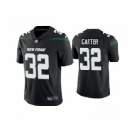 Men's New York Jets #32 Michael Carter 2021 Black Vapor Untouchable Limited Stitched Football Jersey