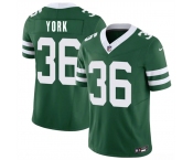 Men's New York Jets #36 Cade York Green 2026 F.U.S.E. Vapor Untouchable Limited Football Stitched Jersey