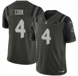Men's New York Jets #4 Brady Cook Black 2025 F.U.S.E. “Rivalries” Vapor Limited Football Stitched Jersey