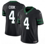 Men's New York Jets #4 Brady Cook Black 2025 F.U.S.E. Vapor Untouchable Limited Football Stitched Jersey