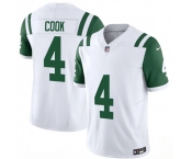 Men's New York Jets #4 Brady Cook White 2025 F.U.S.E. Classic Alternate Vapor Untouchable Limited Football Stitched Jersey