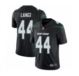 Men's New York Jets #44 Harvey Langi Black Alternate Vapor Untouchable Limited Player Football Jersey