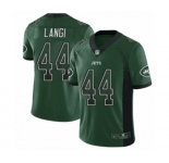 Men's New York Jets #44 Harvey Langi Limited Green Rush Drift Fashion Football Jersey