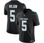 Men's New York Jets #5 Garrett Wilson Black Vapor Untouchable Limited Football Stitched Jersey