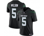 Men's New York Jets #5 Garrett Wilson Black Vapor Untouchable Limited Football Stitched Jersey