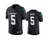 Men's New York Jets #5 Mike White Black Vapor Untouchable Limited Stitched Jersey