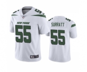 Men's New York Jets #55 Chazz Surratt White Vapor Untouchable Limited Stitched Jersey