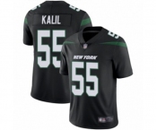 Men's New York Jets #55 Ryan Kalil Black Alternate Vapor Untouchable Limited Player Football Jersey