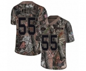 Men's New York Jets #55 Ryan Kalil Limited Camo Rush Realtree Football Jersey