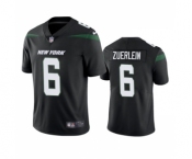 Men's New York Jets #6 Greg Zuerlein Black Vapor Untouchable Limited Stitched Jersey