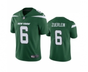 Men's New York Jets #6 Greg Zuerlein Green Vapor Untouchable Limited Stitched Jersey
