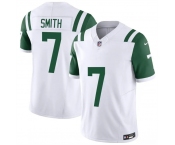 Men's New York Jets #7 Geno Smith White 2025 F.U.S.E. Classic Alternate Vapor Untouchable Limited Stitched Jersey