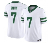 Men's New York Jets #7 Geno Smith White 2025 F.U.S.E. Vapor Untouchable Limited Stitched Jersey