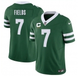 Men's New York Jets #7 Justin Fields Green 2025 F.U.S.E. With 2-Star C Patch Vapor Untouchable Limited Football Stitched Jersey