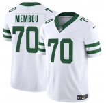 Men's New York Jets #70 Armand Membou White 2025 Draft F.U.S.E. Vapor Untouchable Limited Football Stitched Jersey