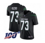 Men's New York Jets #73 Joe Klecko Black Alternate Vapor Untouchable Limited Player 100th Season Football Jersey