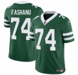 Men's New York Jets #74 Olu Fashanu Green 2024 F.U.S.E Throwback Limited Stitched Jersey