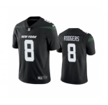 Men's New York Jets #8 Aaron Rodgers Black Vapor Untouchable Limited Stitched Jersey