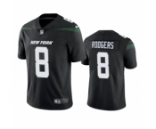 Men's New York Jets #8 Aaron Rodgers Black Vapor Untouchable Limited Stitched Jersey