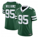 Men's New York Jets #95 Garrett Wilson Green 2024 F.U.S.E. Vapor Limited Football Stitched Jersey