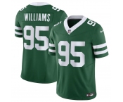 Men's New York Jets #95 Garrett Wilson Green 2024 F.U.S.E. Vapor Limited Football Stitched Jersey