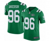 Men's New York Jets #96 Henry Anderson Limited Green Rush Vapor Untouchable Football Jersey