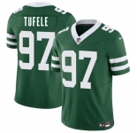 Men's New York Jets #97 Jay Tufele Green 2025 F.U.S.E. Vapor Untouchable Limited Football Stitched Jersey
