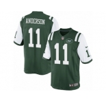 Men's Nike New York Jets #11 Robby Anderson Limited Green Team Color NFL Jersey