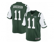 Men's Nike New York Jets #11 Robby Anderson Limited Green Team Color NFL Jersey
