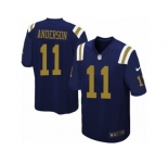 Men's Nike New York Jets #11 Robby Anderson Limited Navy Blue Alternate NFL Jersey