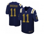 Men's Nike New York Jets #11 Robby Anderson Limited Navy Blue Alternate NFL Jersey